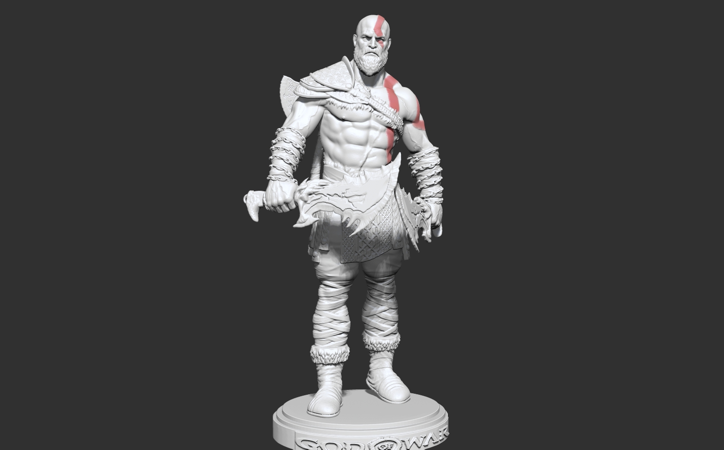 STL file god of war・Design to download and 3D print・Cults